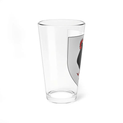 Blason famille fr de-Polier (Switzerland) (Coat of Arms) Pint Glass 16oz - Go Mug Yourself
