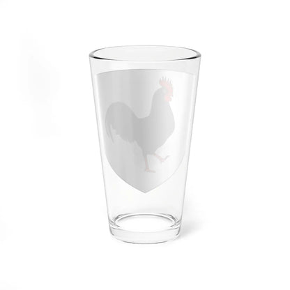 Blason famille fr de-Polier (Switzerland) (Coat of Arms) Pint Glass 16oz - Go Mug Yourself