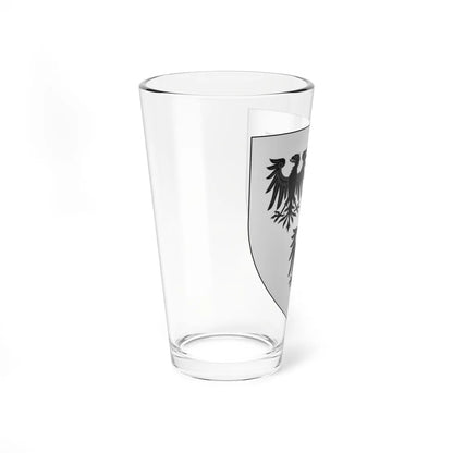 Blason famille fr des Acres de LAigle (France) (Coat of Arms) Pint Glass 16oz - Go Mug Yourself