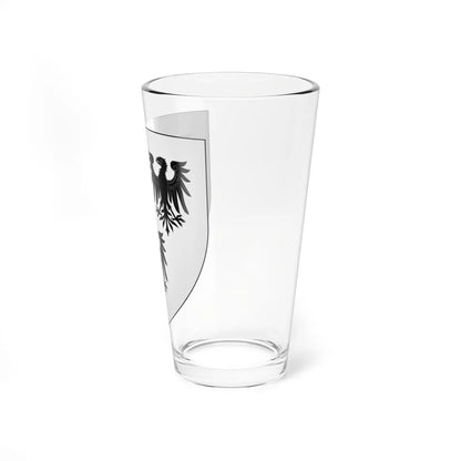 Blason famille fr des Acres de LAigle (France) (Coat of Arms) Pint Glass 16oz - Go Mug Yourself