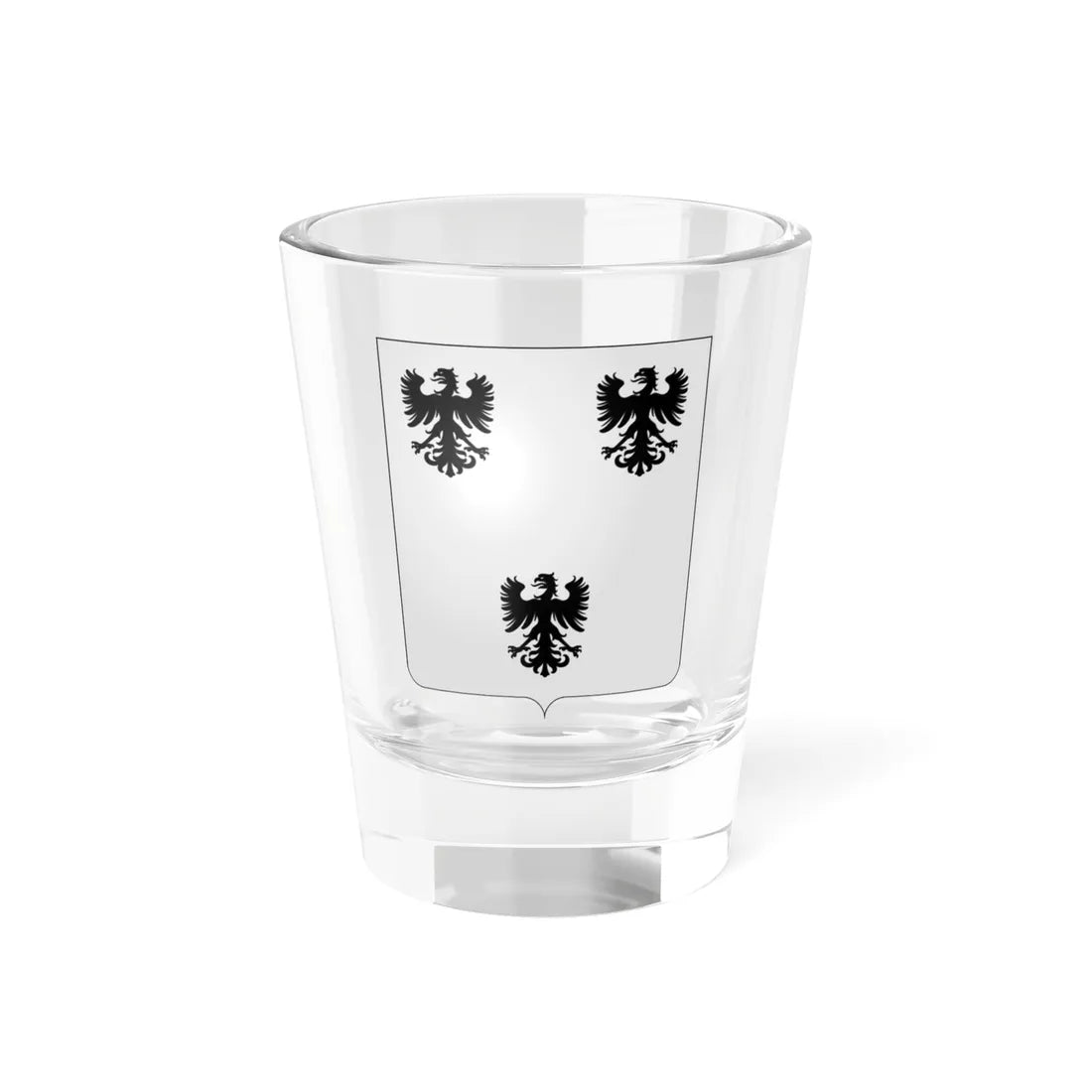 Blason famille fr des Acres (France) (Coat of Arms) Shot Glass 1.5oz 1.5oz - Go Mug Yourself