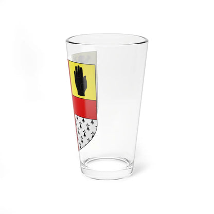 Blason famille fr Jean Raymond Charles Bourke comte (Ireland) (Coat of Arms) Pint Glass 16oz - Go Mug Yourself