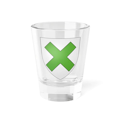 Blason famille fr LAbey (France) (Coat of Arms) Shot Glass 1.5oz 1.5oz - Go Mug Yourself