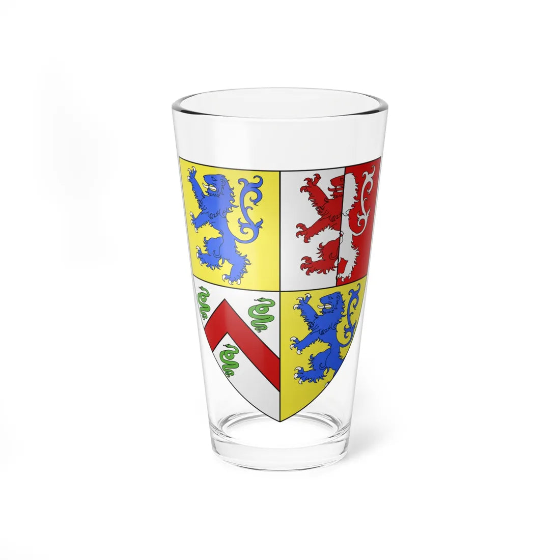 Blason famille fr OMahony (Ireland) (Coat of Arms) Pint Glass 16oz 16oz - Go Mug Yourself