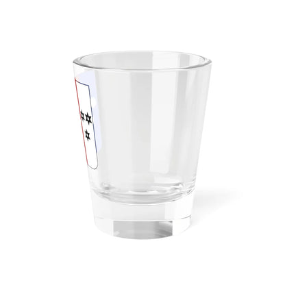 Blason famille fr Pierre Auguste Adet chevalier (France) (Coat of Arms) Shot Glass 1.5oz - Go Mug Yourself