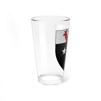 Blason famille fr Sacconay (Switzerland) (Coat of Arms) Pint Glass 16oz - Go Mug Yourself