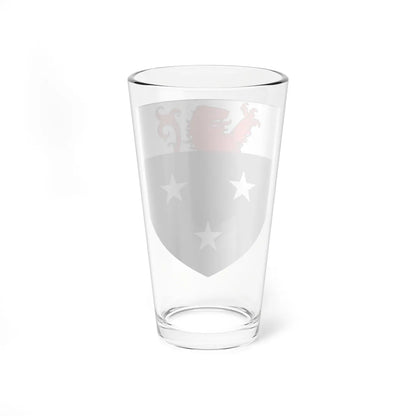 Blason famille fr Sacconay (Switzerland) (Coat of Arms) Pint Glass 16oz - Go Mug Yourself