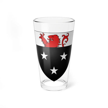Blason famille fr Sacconay (Switzerland) (Coat of Arms) Pint Glass 16oz - Go Mug Yourself