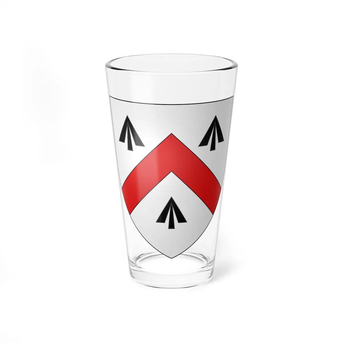 Blason famille irl Walsh (Ireland) (Coat of Arms) Pint Glass 16oz 16oz - Go Mug Yourself