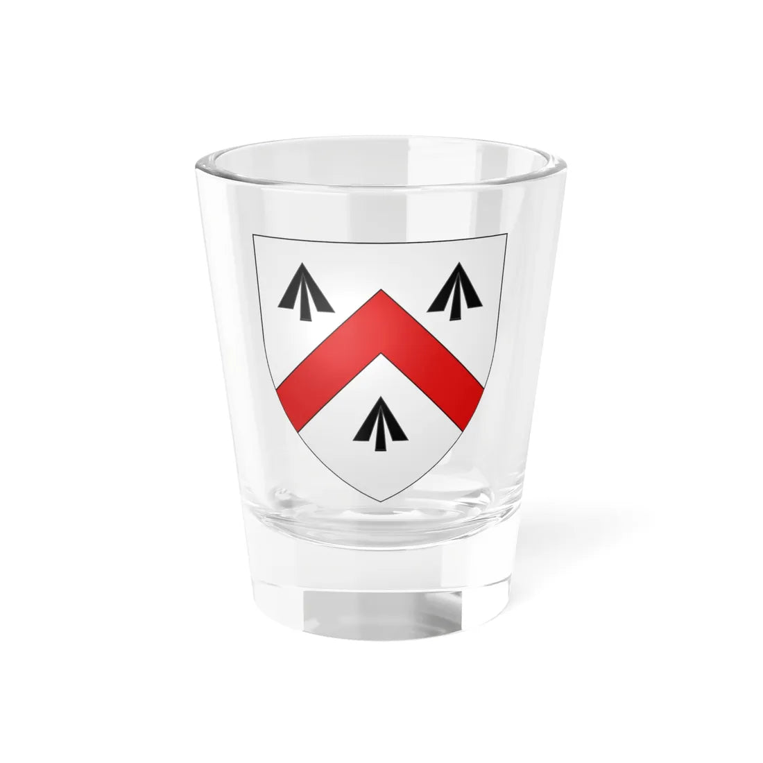 Blason famille irl Walsh (Ireland) (Coat of Arms) Shot Glass 1.5oz 1.5oz - Go Mug Yourself