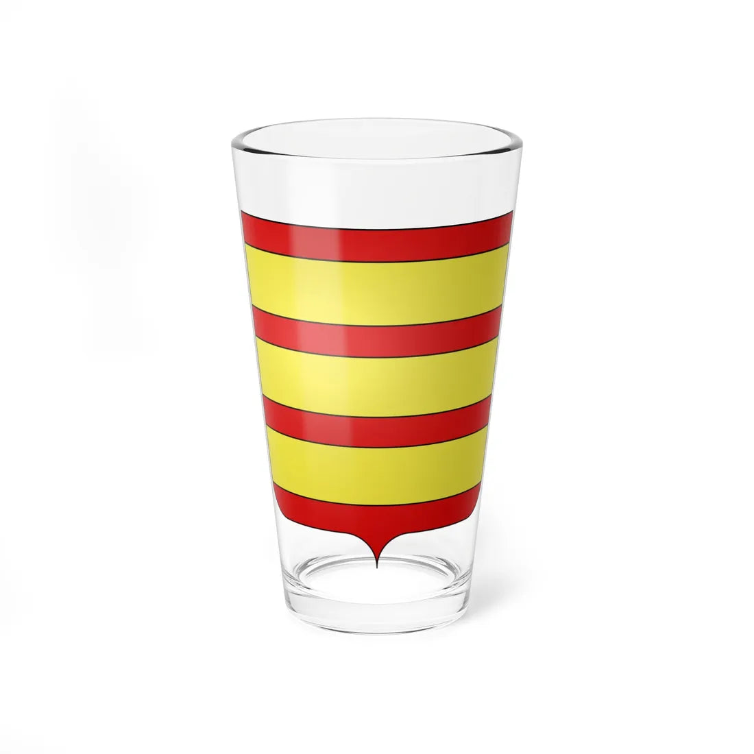 Blason famille it Bonacolsi (Italy) (Coat of Arms) Pint Glass 16oz 16oz - Go Mug Yourself