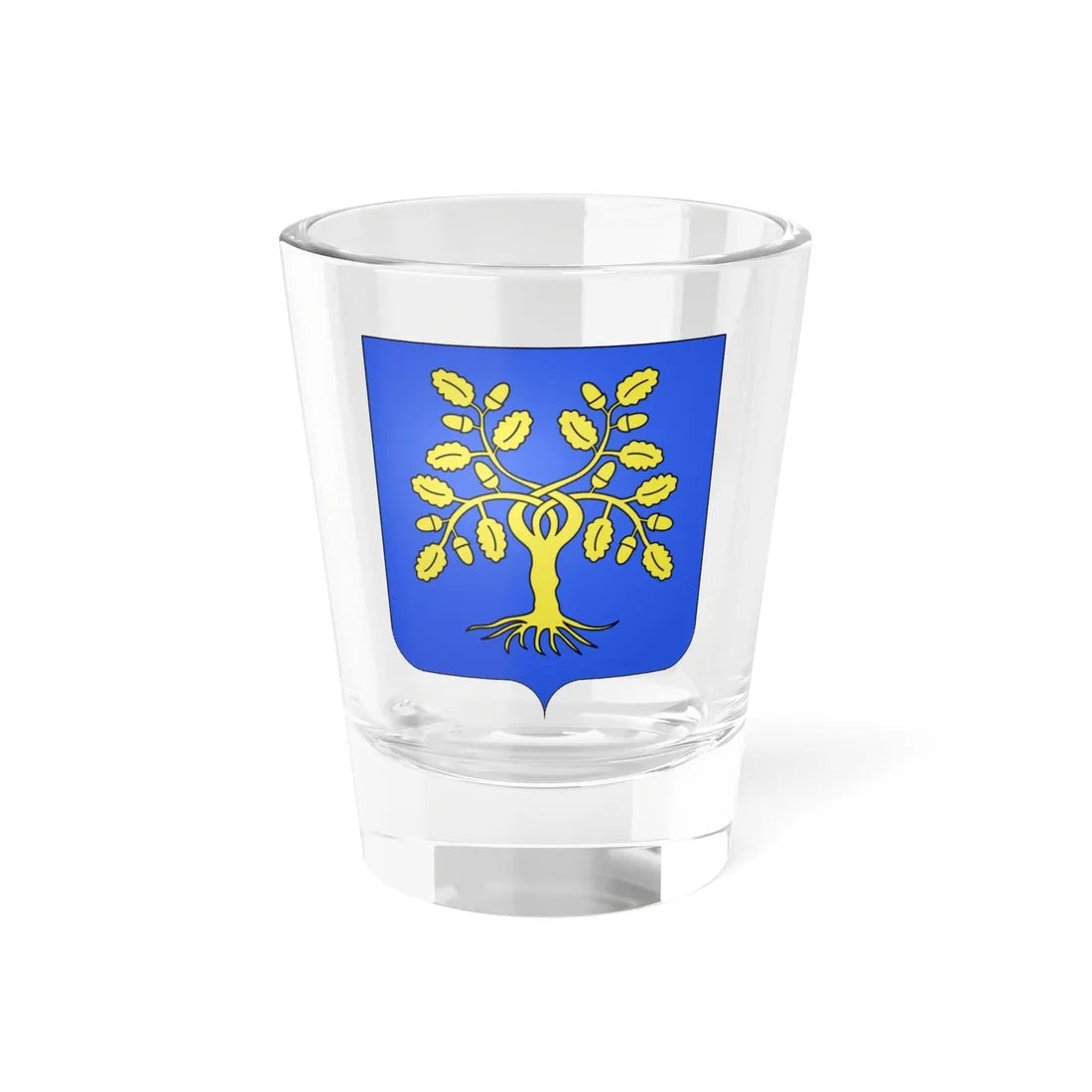 Blason famille it Della Rovere01 (Italy) (Coat of Arms) Shot Glass 1.5oz 1.5oz - Go Mug Yourself