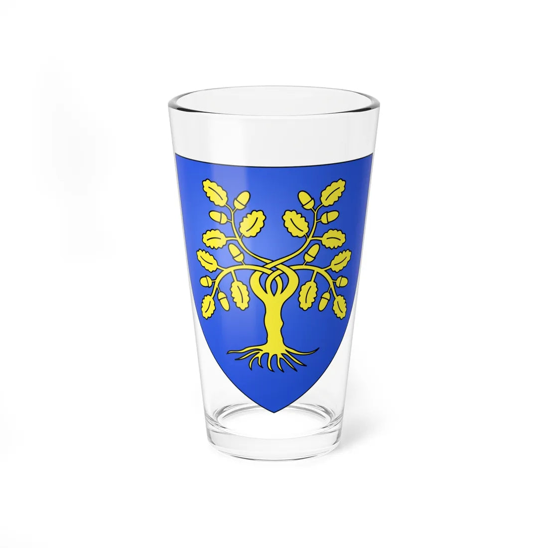 Blason famille it Della Rovere02 (Italy) (Coat of Arms) Pint Glass 16oz 16oz - Go Mug Yourself