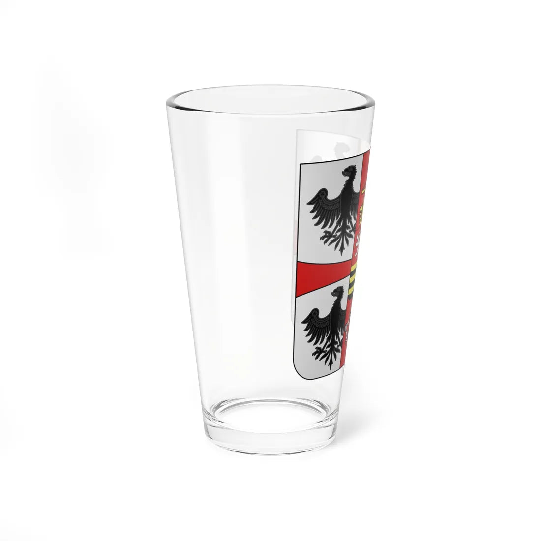 Blason famille it Gonzaga06 (Italy) (Coat of Arms) Pint Glass 16oz - Go Mug Yourself