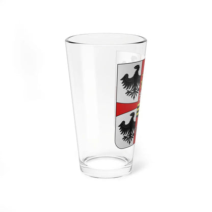 Blason famille it Gonzaga06 (Italy) (Coat of Arms) Pint Glass 16oz - Go Mug Yourself