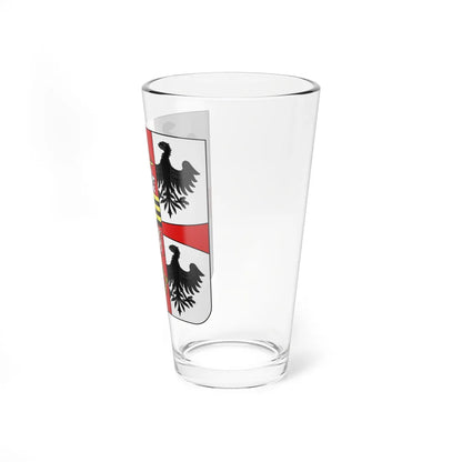 Blason famille it Gonzaga06 (Italy) (Coat of Arms) Pint Glass 16oz - Go Mug Yourself