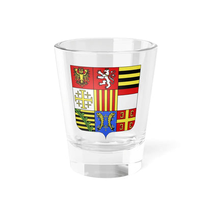Blason famille it Gonzaga07 écusson (Italy) (Coat of Arms) Shot Glass 1.5oz 1.5oz - Go Mug Yourself