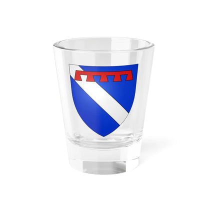 Blason famille it Guarini di Poggiardo (Italy) (Coat of Arms) Shot Glass 1.5oz 1.5oz - Go Mug Yourself