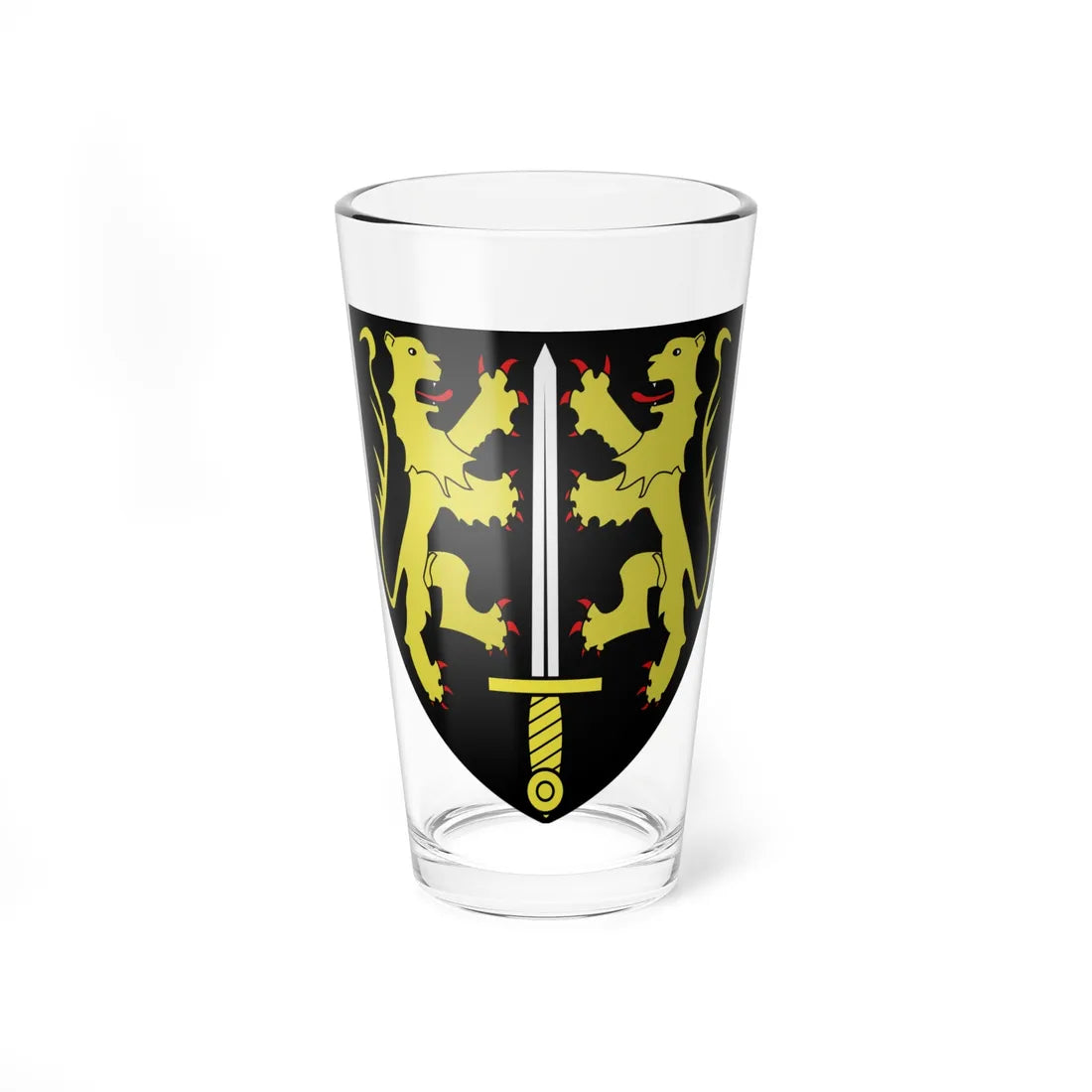 Blason Famille OCarroll (Ireland) (Coat of Arms) Pint Glass 16oz 16oz - Go Mug Yourself