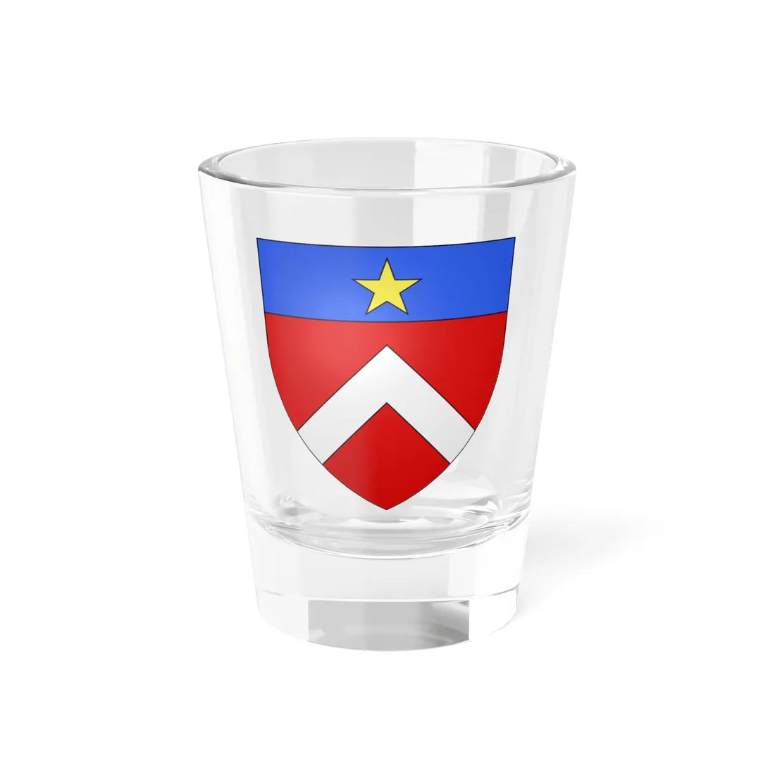 Blason famille pms Beria (Italy) (Coat of Arms) Shot Glass 1.5oz 1.5oz - Go Mug Yourself