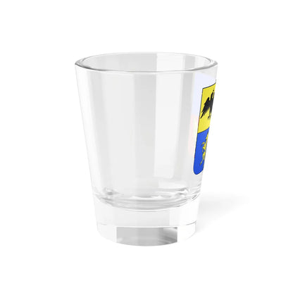 Blason famille ro Caradja Valachie (Algeria) (Coat of Arms) Shot Glass 1.5oz - Go Mug Yourself