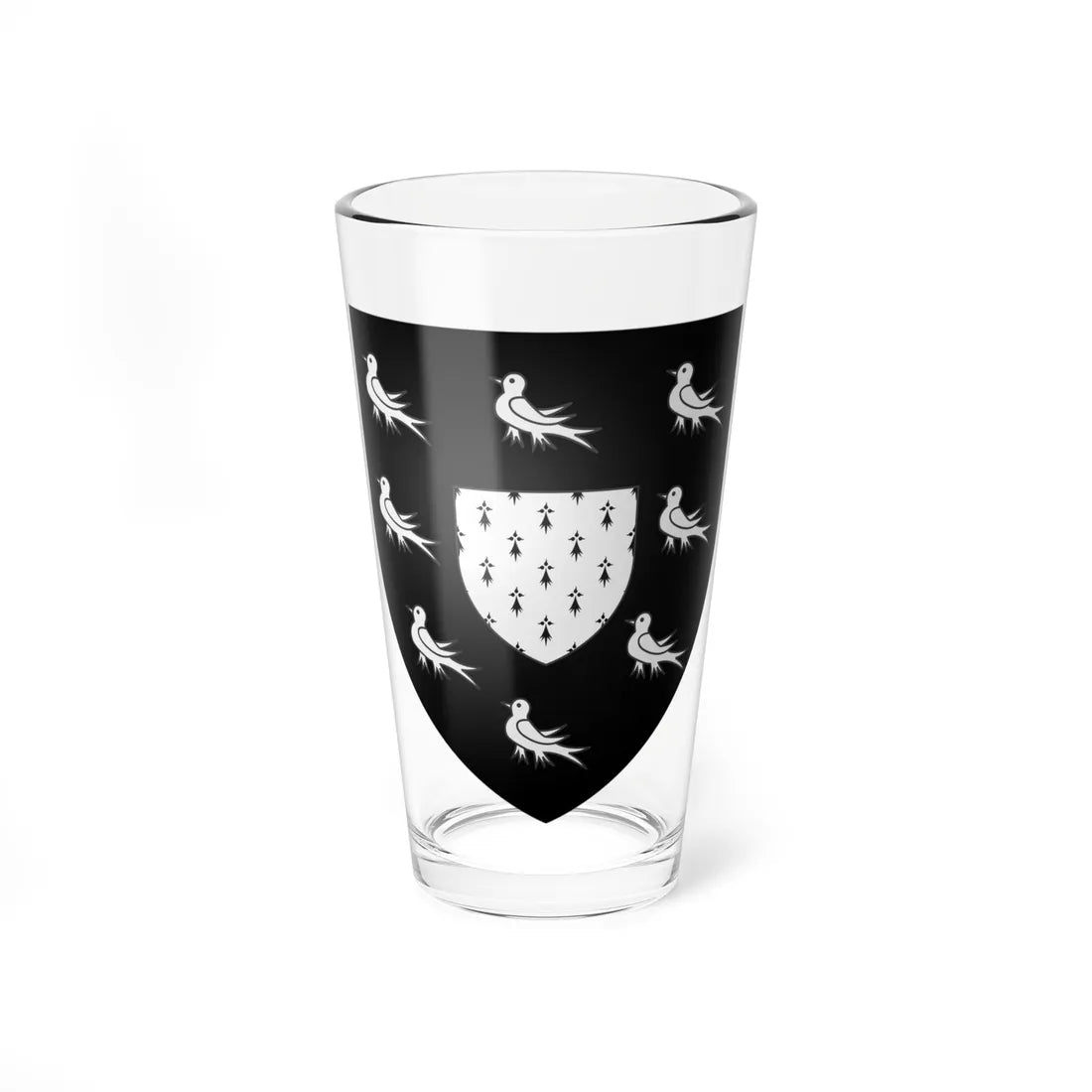 Blason famille uk Bolling (England) (Coat of Arms) Pint Glass 16oz 16oz - Go Mug Yourself