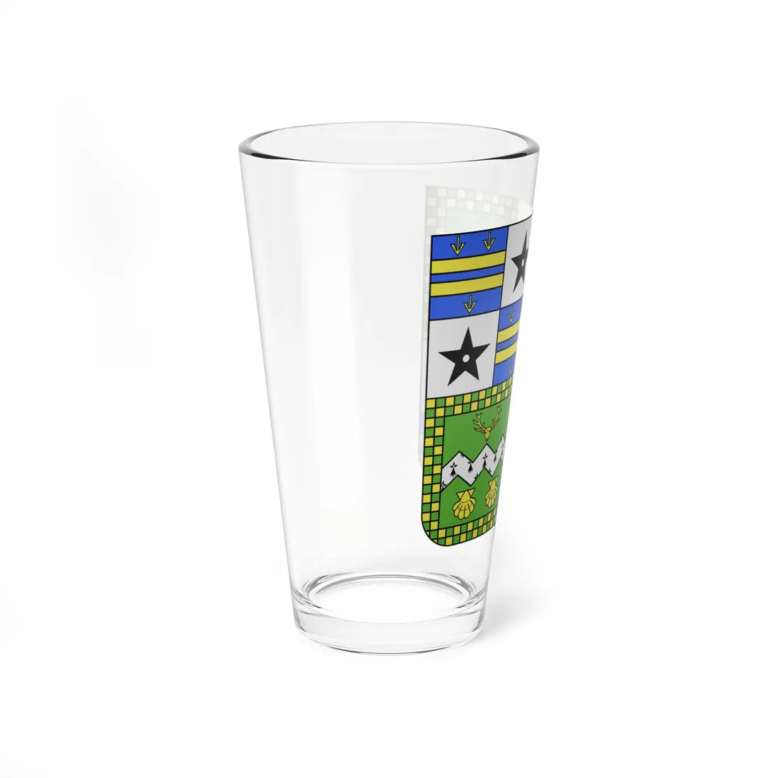 Blason family Duff of Vaynoll Park (England) (Coat of Arms) Pint Glass 16oz - Go Mug Yourself