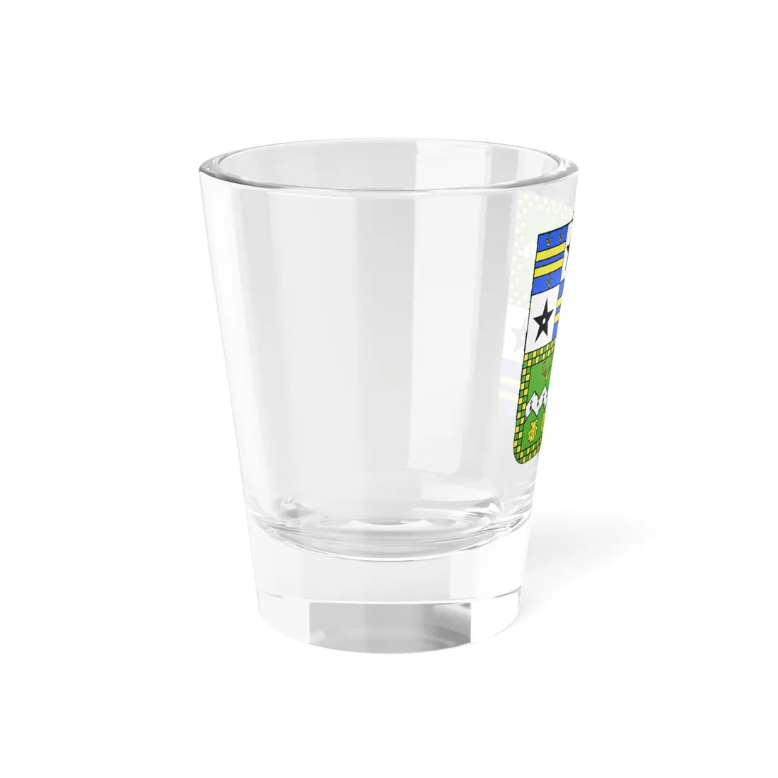Blason family Duff of Vaynoll Park (England) (Coat of Arms) Shot Glass 1.5oz - Go Mug Yourself