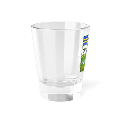 Blason family Duff of Vaynoll Park (England) (Coat of Arms) Shot Glass 1.5oz - Go Mug Yourself