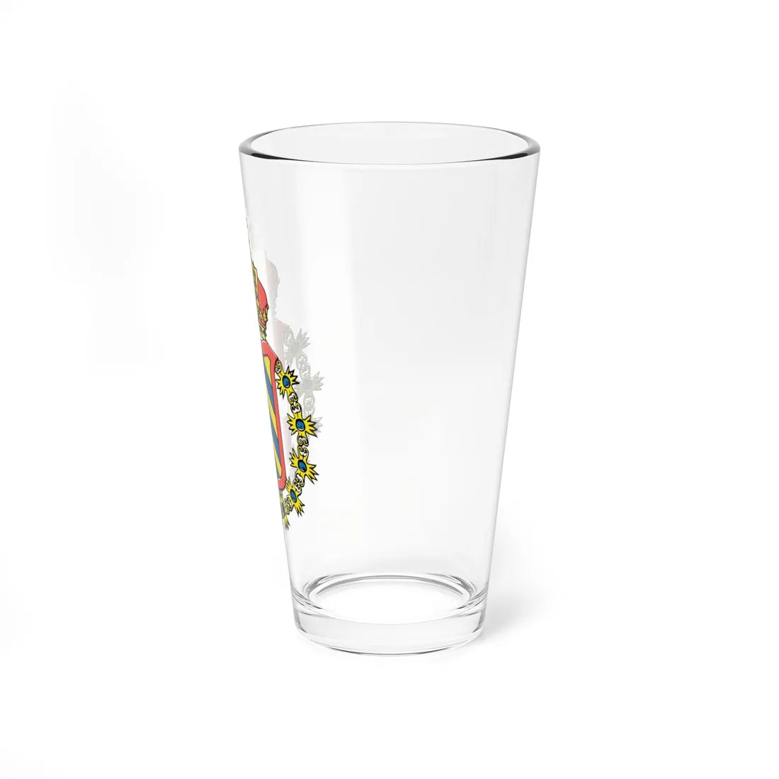 Blason Florenville Belgique avec ornements (Belgium) (Coat of Arms) Pint Glass 16oz - Go Mug Yourself