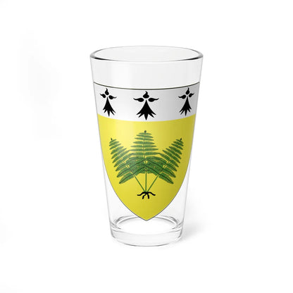 Blason Fougères fr (France) (Coat of Arms) Pint Glass 16oz 16oz - Go Mug Yourself