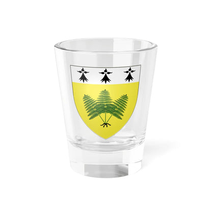 Blason Fougères fr (France) (Coat of Arms) Shot Glass 1.5oz 1.5oz - Go Mug Yourself