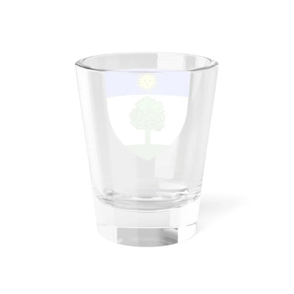 Blason fr famille Abrial Vivarais (France) (Coat of Arms) Shot Glass 1.5oz - Go Mug Yourself