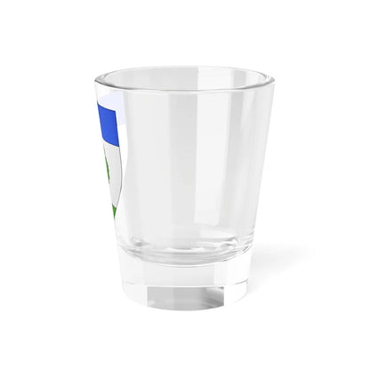 Blason fr famille Abrial Vivarais (France) (Coat of Arms) Shot Glass 1.5oz - Go Mug Yourself