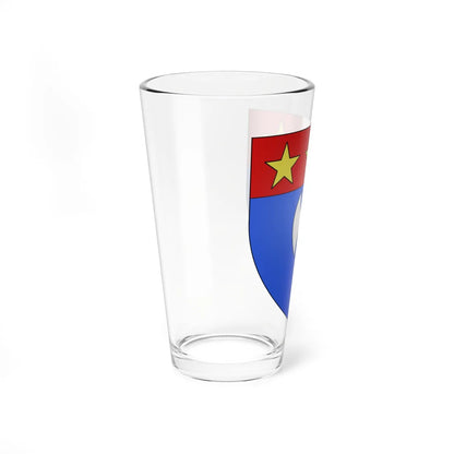Blason fr famille Achard Vivarais (France) (Coat of Arms) Pint Glass 16oz - Go Mug Yourself