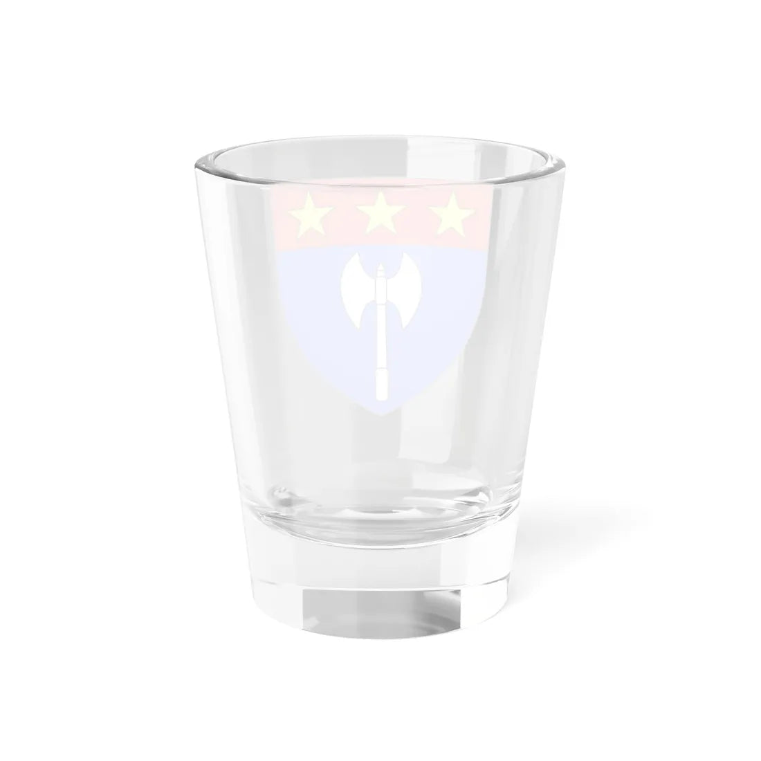 Blason fr famille Achard Vivarais (France) (Coat of Arms) Shot Glass 1.5oz - Go Mug Yourself