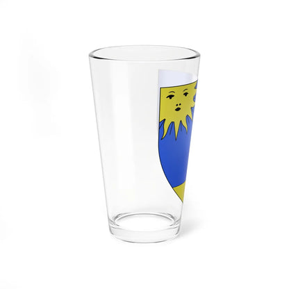 Blason fr famille Advisard Vivarais (France) (Coat of Arms) Pint Glass 16oz - Go Mug Yourself
