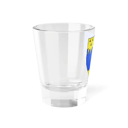 Blason fr famille Advisard Vivarais (France) (Coat of Arms) Shot Glass 1.5oz - Go Mug Yourself