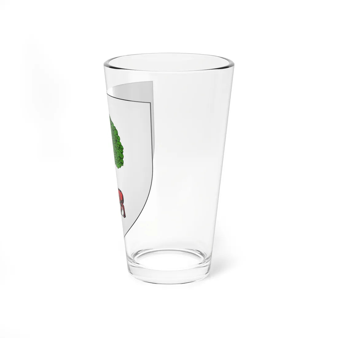 Blason Fr famille Aguerre Basse-Navarre (Spain) (Coat of Arms) Pint Glass 16oz - Go Mug Yourself