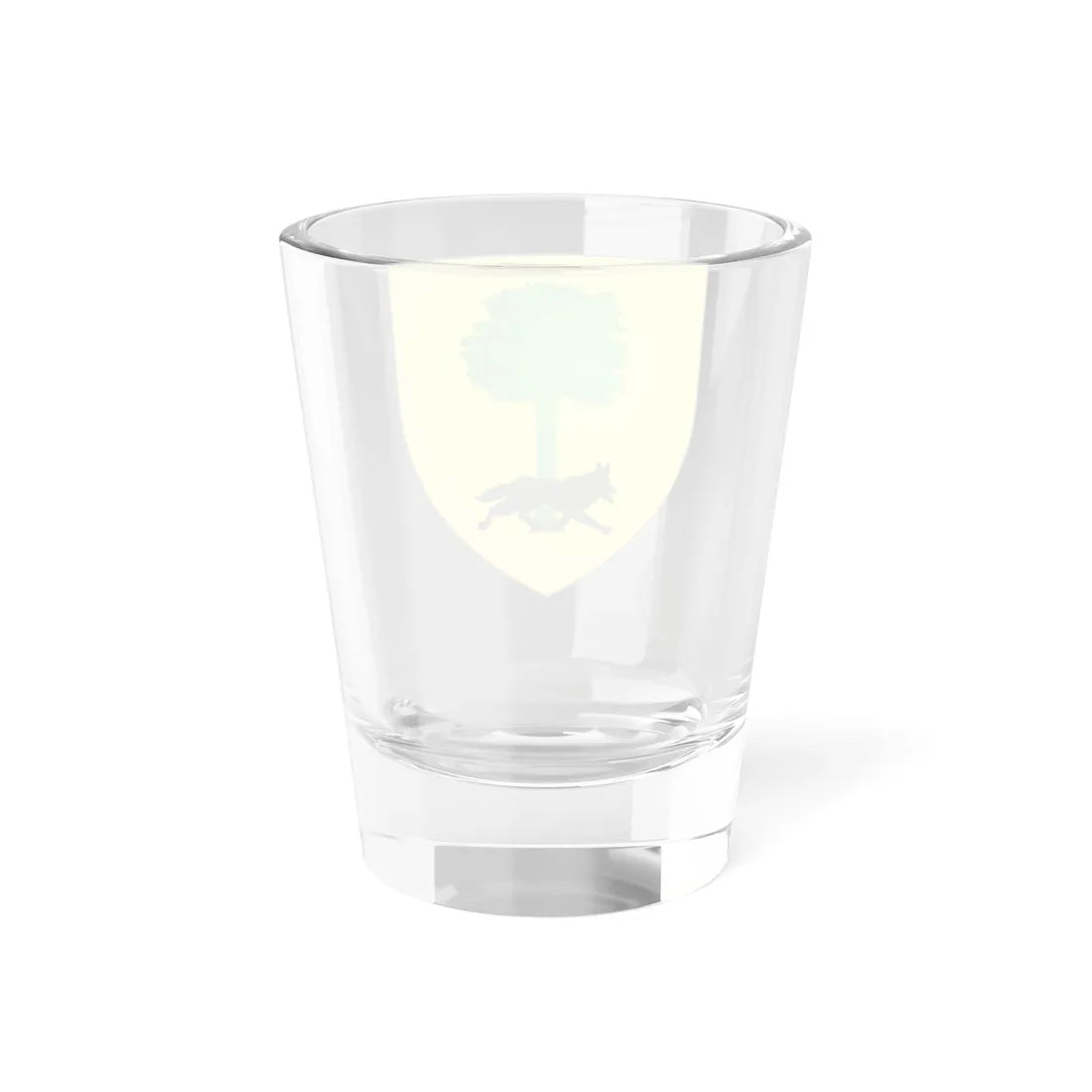 Blason Fr famille Aguerre Bustince (Spain) (Coat of Arms) Shot Glass 1.5oz - Go Mug Yourself