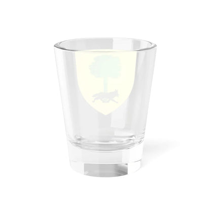 Blason Fr famille Aguerre Bustince (Spain) (Coat of Arms) Shot Glass 1.5oz - Go Mug Yourself