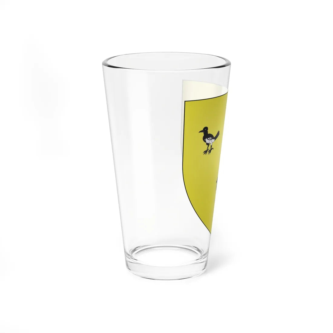 Blason Fr famille Aguerre Mouguerre (Spain) (Coat of Arms) Pint Glass 16oz - Go Mug Yourself
