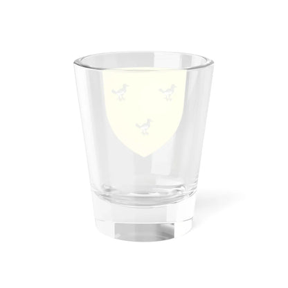 Blason Fr famille Aguerre Mouguerre (Spain) (Coat of Arms) Shot Glass 1.5oz - Go Mug Yourself