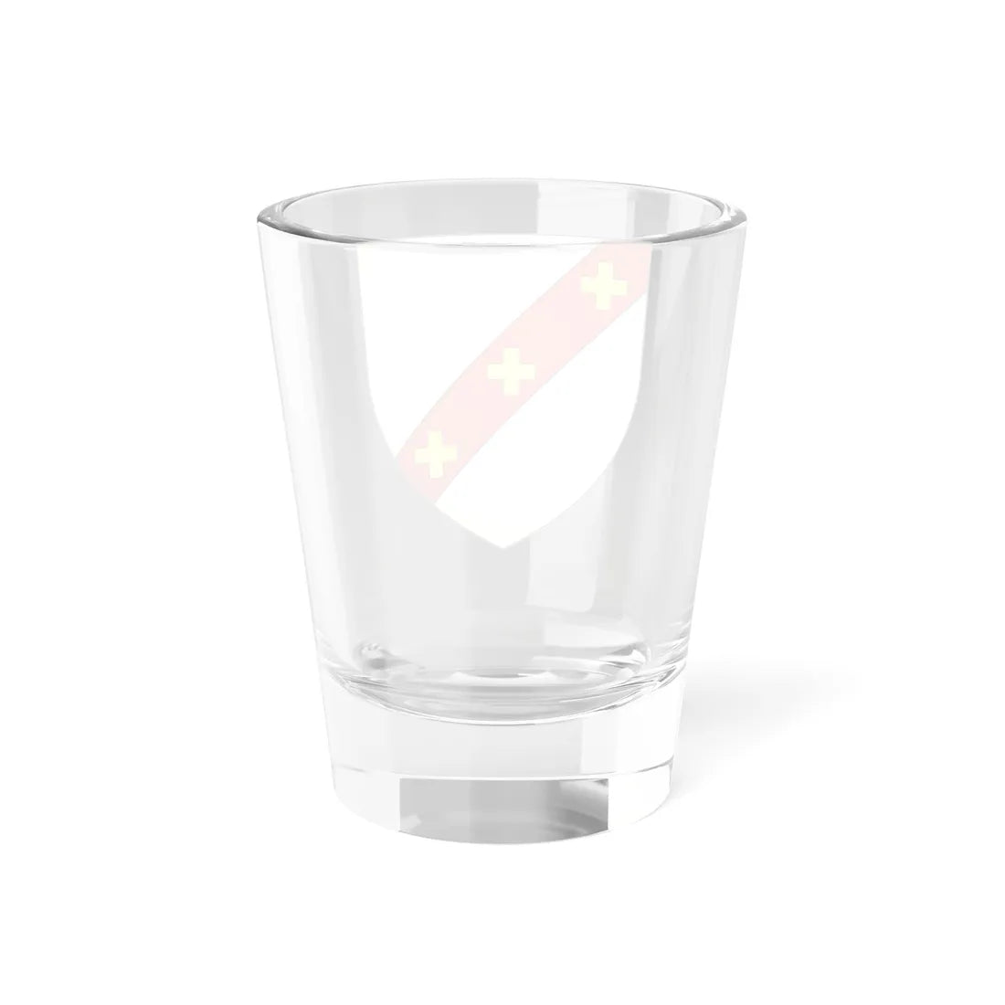 Blason Fr famille Aguerre Ostabat (Spain) (Coat of Arms) Shot Glass 1.5oz - Go Mug Yourself