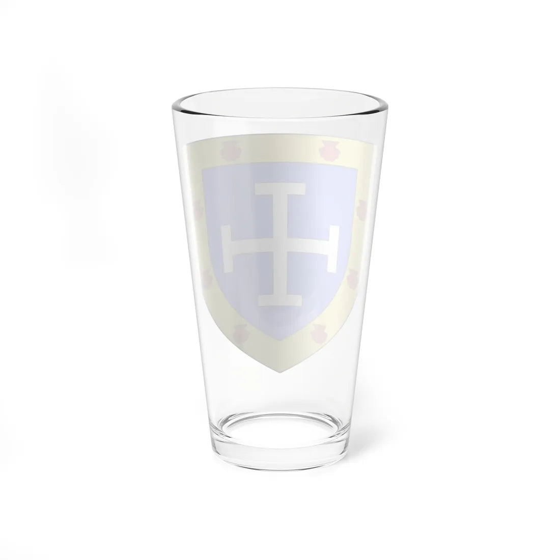 Blason Fr famille Aguerroa Espelette (Spain) (Coat of Arms) Pint Glass 16oz - Go Mug Yourself