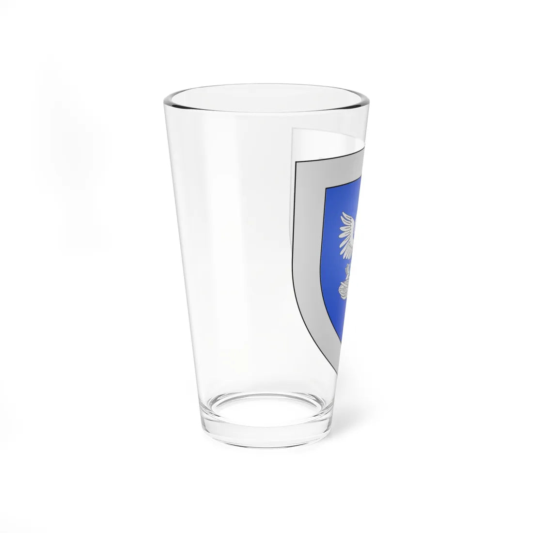 Blason Fr famille Allemand-Lavigerie Bayonne (Spain) (Coat of Arms) Pint Glass 16oz - Go Mug Yourself