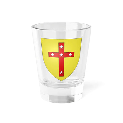 Blason Fr famille Alzurun Saint-Martin-dArberoue (Spain) (Coat of Arms) Shot Glass 1.5oz 1.5oz - Go Mug Yourself