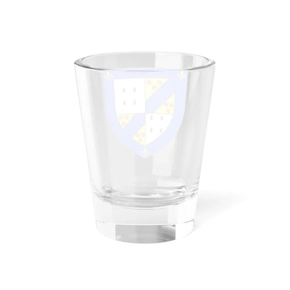 Blason Fr famille Amanuberri Baigorry (Spain) (Coat of Arms) Shot Glass 1.5oz - Go Mug Yourself