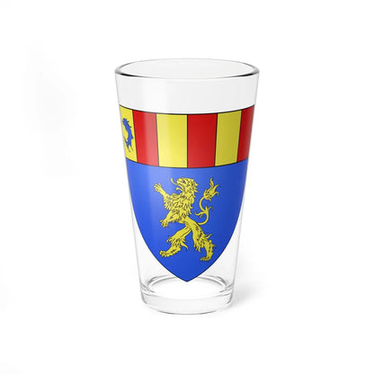 Blason fr famille Amboise (France) (Coat of Arms) Pint Glass 16oz 16oz - Go Mug Yourself