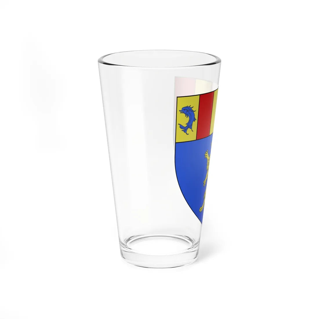 Blason fr famille Amboise (France) (Coat of Arms) Pint Glass 16oz - Go Mug Yourself